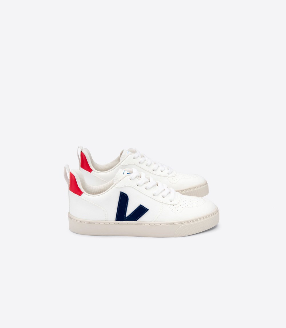 Veja Trainers Kids White - V-10 Cwl - UTWO-19846